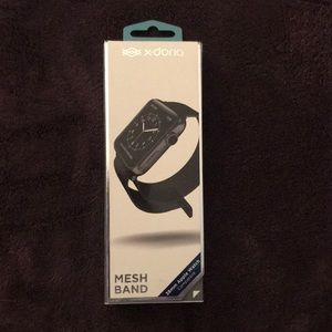 Apple Watch black stainless steel mesh band